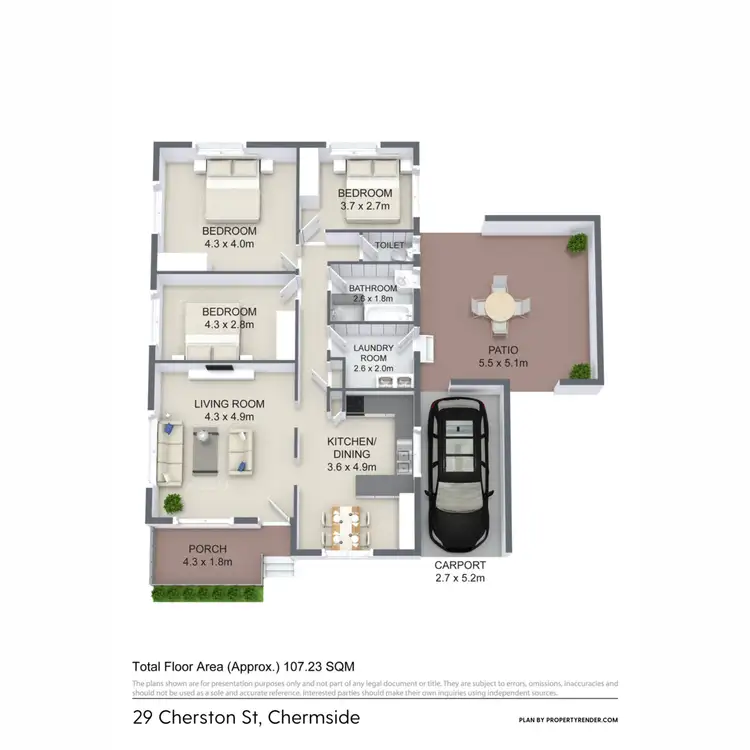Floorplan of Homely house listing, 29 Cherston Street, Chermside West QLD 4032