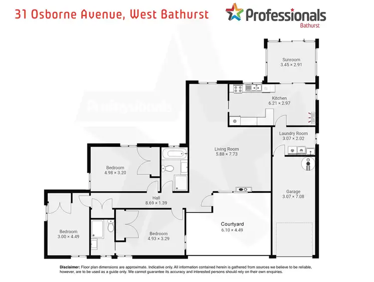 Floorplan of Homely house listing, 31 Osborne Avenue, West Bathurst NSW 2795