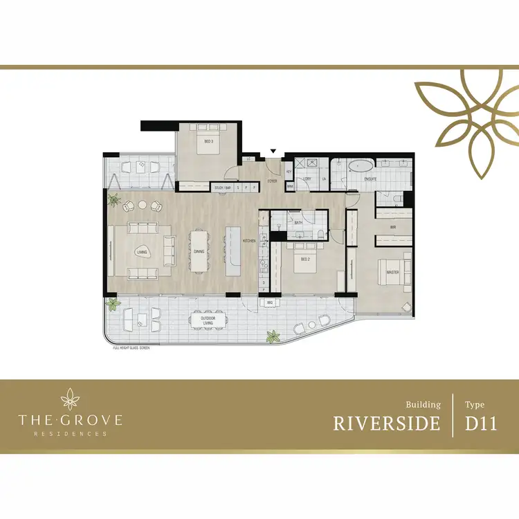 Floorplan of Homely apartment listing, 806/1 Airlie Street, Claremont WA 6010