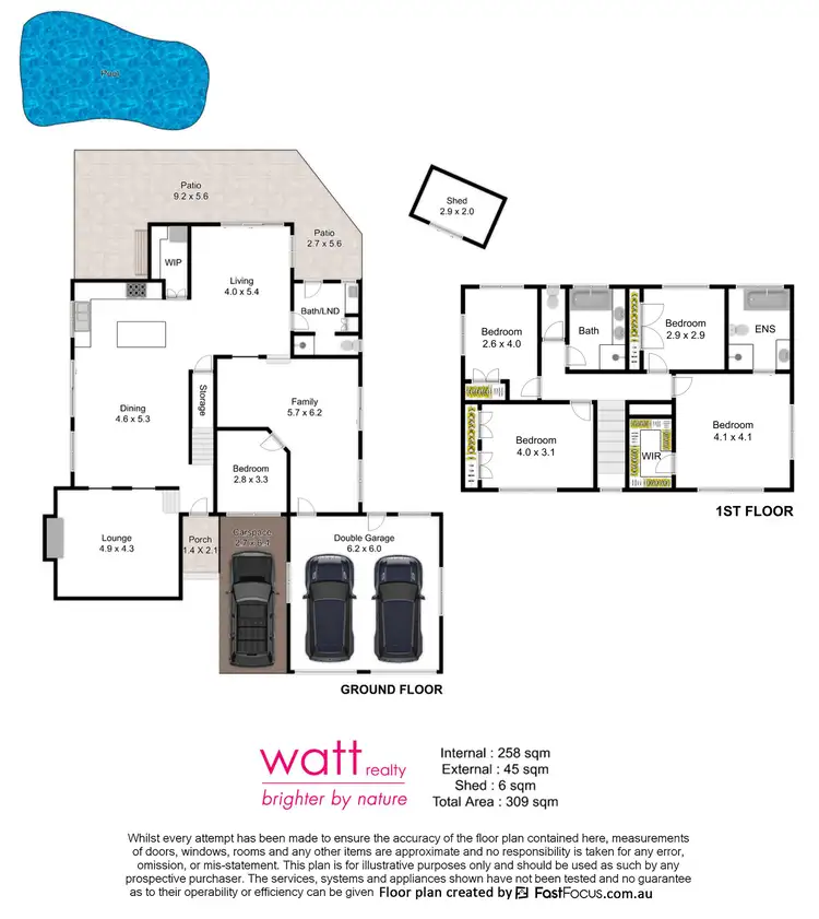 Floorplan of Homely house listing, 6 Chardonnay Court, Carseldine QLD 4034