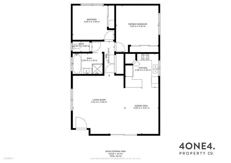 Floorplan of Homely house listing, 10 Oliffe Close, Old Beach TAS 7017