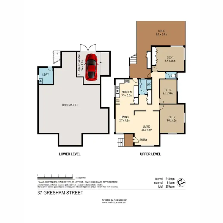 Floorplan of Homely house listing, 37 Gresham Street, Ashgrove QLD 4060