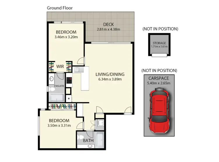 Floorplan of Homely unit listing, 13/17 Lumley Street, Upper Mount Gravatt QLD 4122