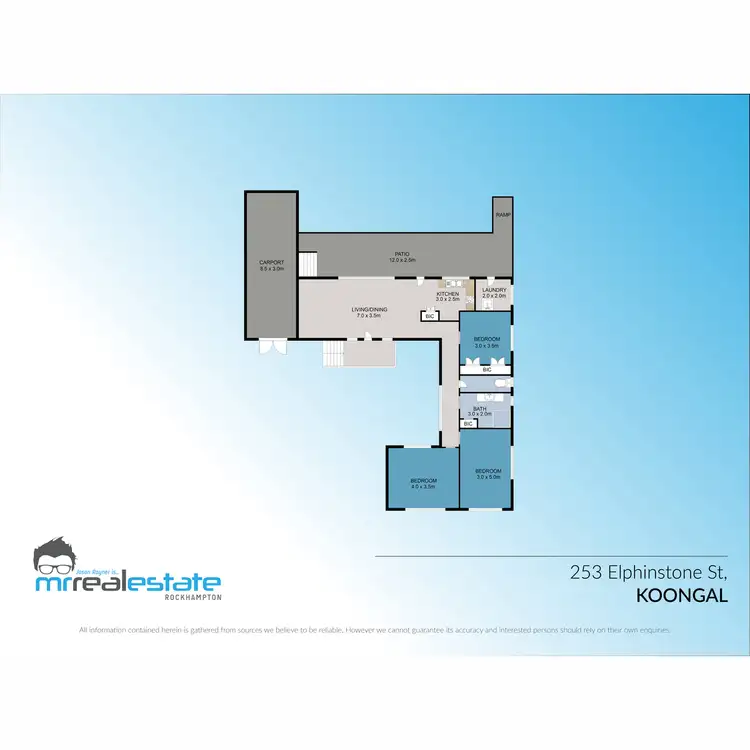 Floorplan of Homely house listing, 253 Elphinstone Street, Koongal QLD 4701
