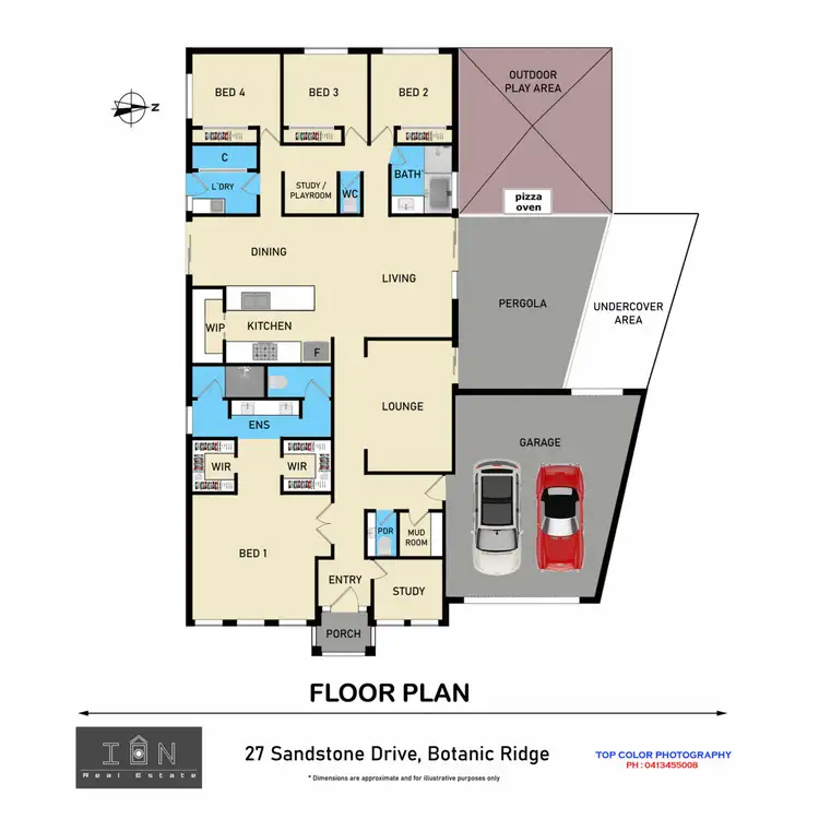 Floorplan of Homely house listing, 27 Sandstone Drive, Botanic Ridge VIC 3977