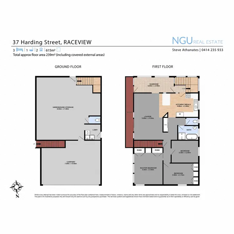 Floorplan of Homely house listing, 37 Harding Street, Raceview QLD 4305