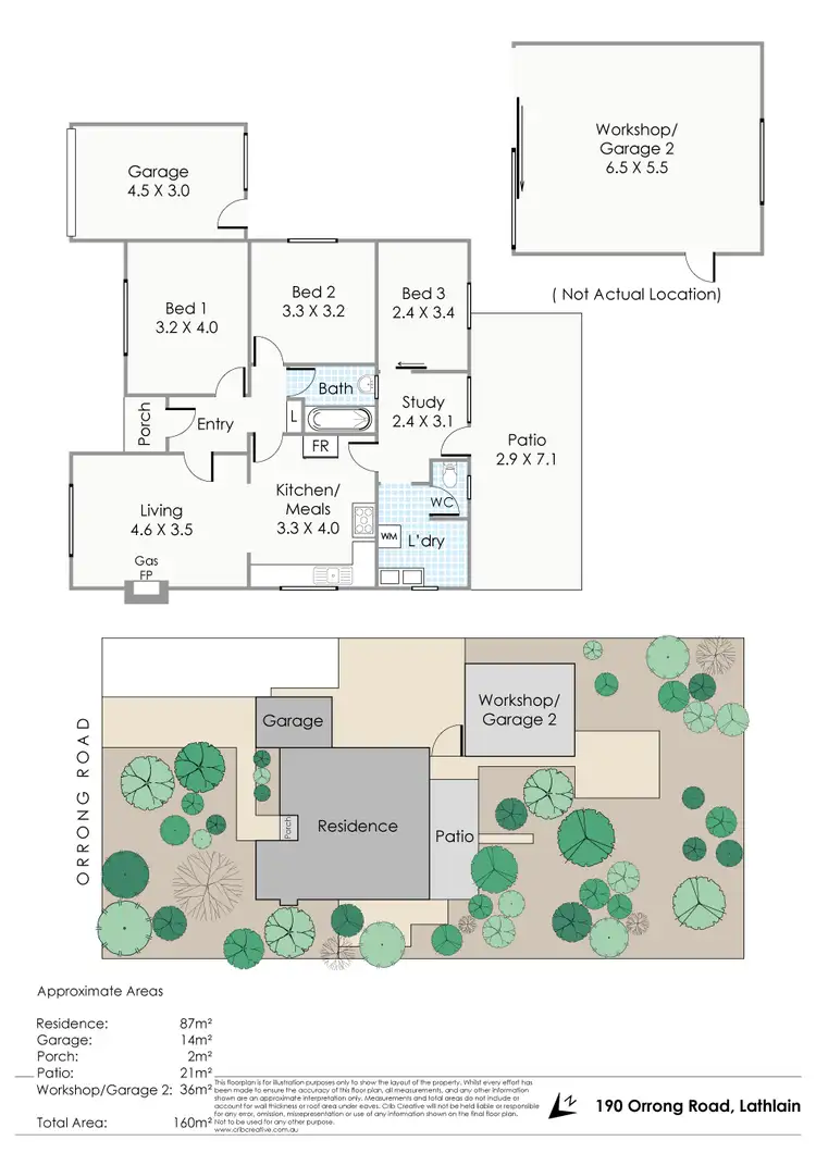 Floorplan of Homely house listing, 190 Orrong Road, Lathlain WA 6100