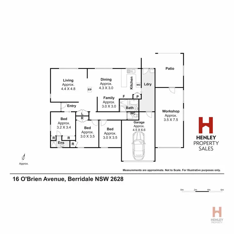 Floorplan of Homely house listing, 16 O'Brien Avenue, Berridale NSW 2628