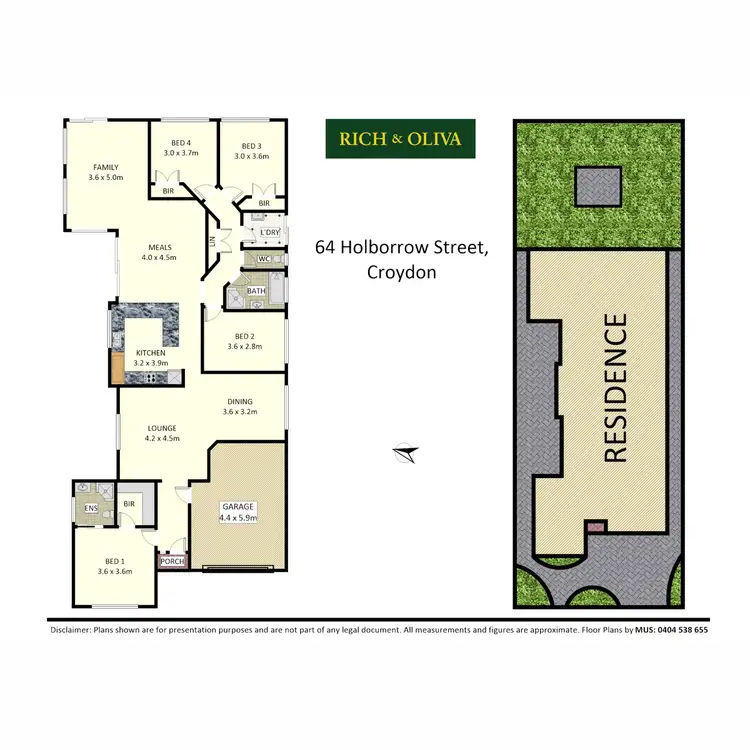 Floorplan of Homely house listing, 64 Holborow Street, Croydon NSW 2132