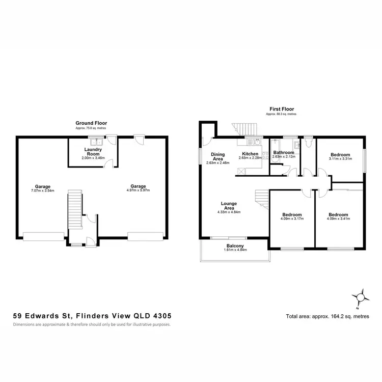 Floorplan of Homely house listing, 59 Edwards Street, Flinders View QLD 4305