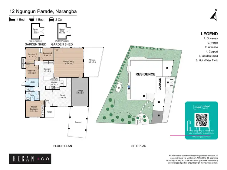 Floorplan of Homely house listing, 12 Ngungun Parade, Narangba QLD 4504