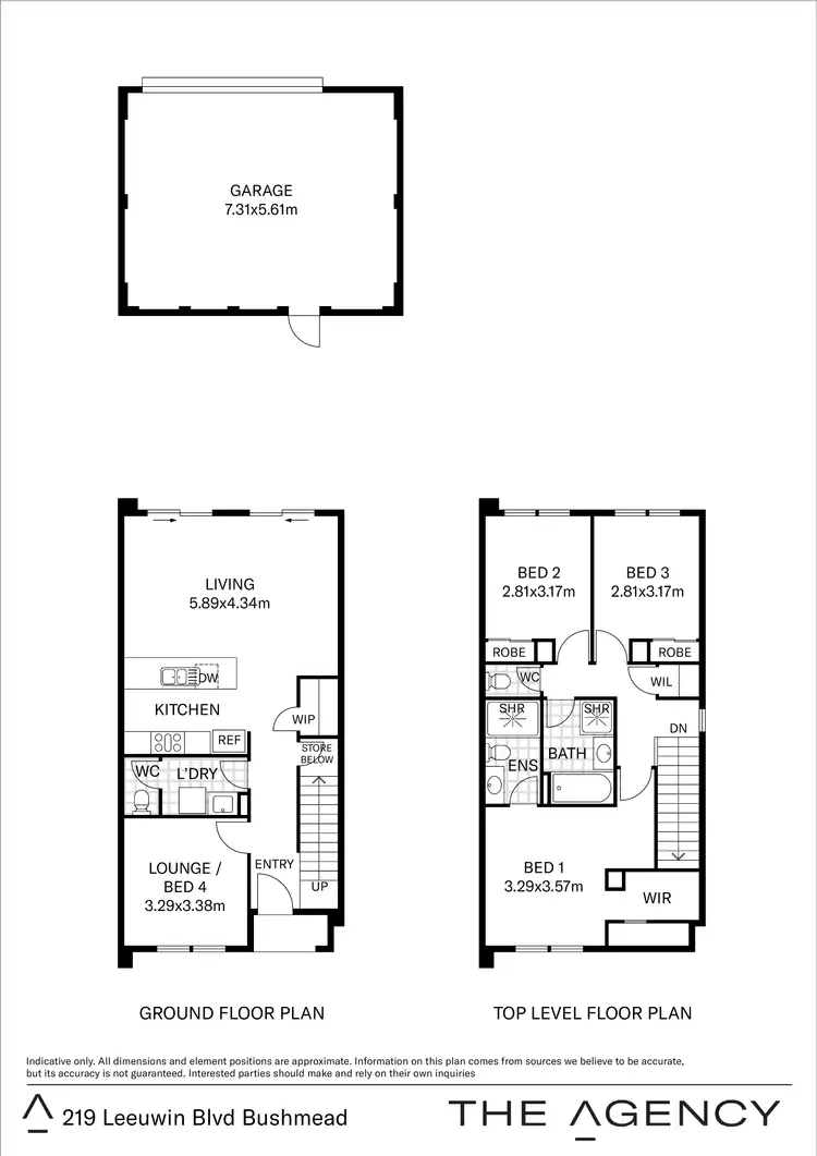 Floorplan of Homely house listing, 219 Leeuwin Boulevard, Bushmead WA 6055