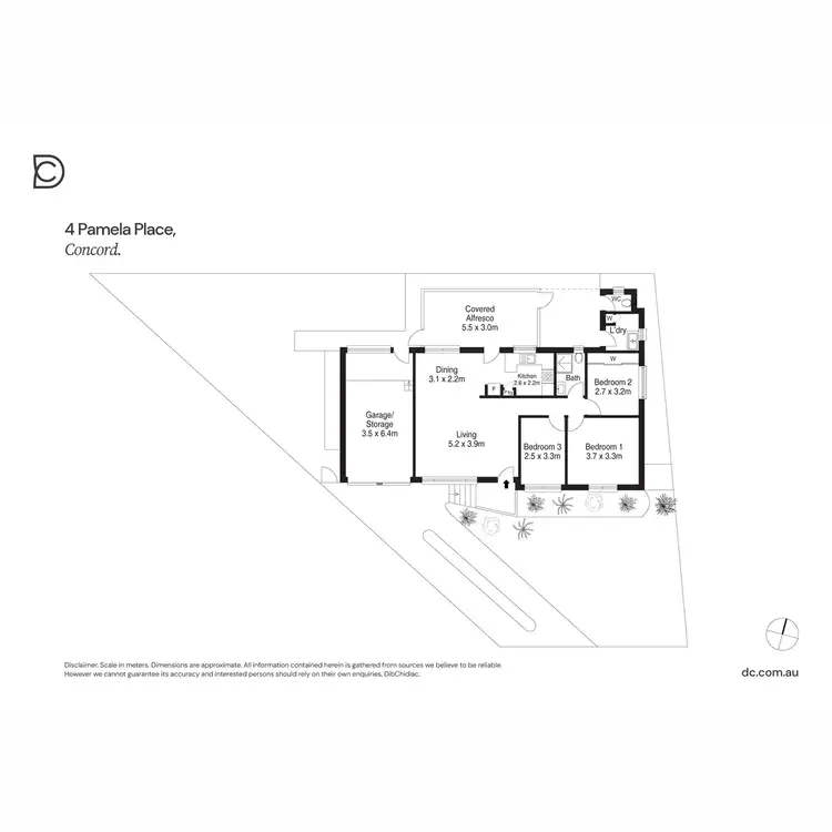 Floorplan of Homely house listing, 4 Pamela Place, Concord NSW 2137