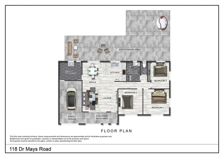 Floorplan of Homely house listing, 118 Dr Mays Road, Svensson Heights QLD 4670