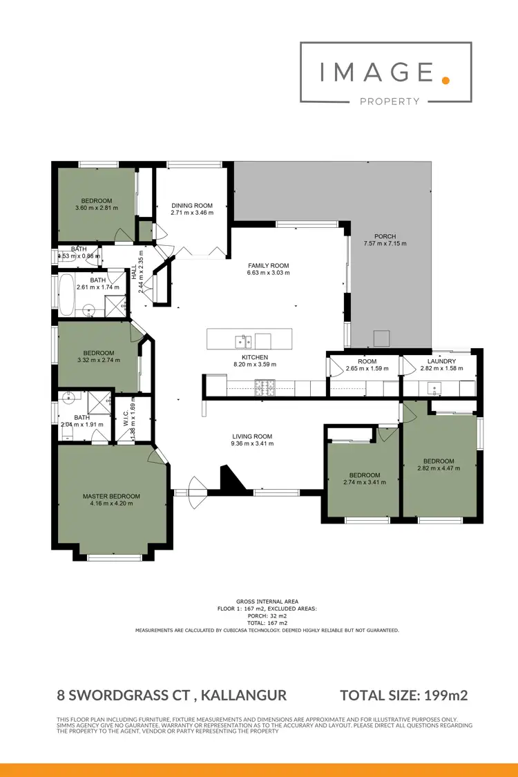 Floorplan of Homely house listing, 8 Swordgrass Court, Kallangur QLD 4503
