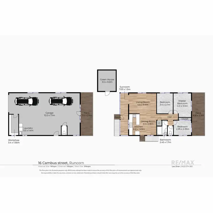 Floorplan of Homely house listing, 16 Cambus Street, Runcorn QLD 4113