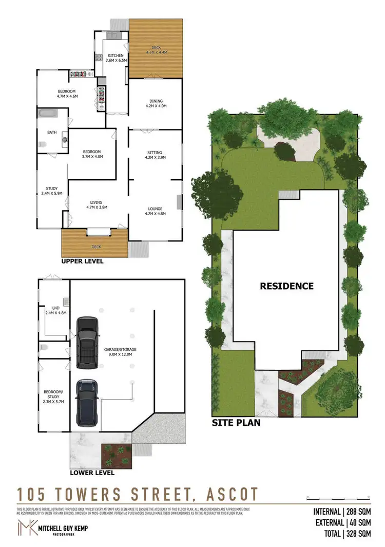 Floorplan of Homely house listing, 105 Towers Street, Ascot QLD 4007