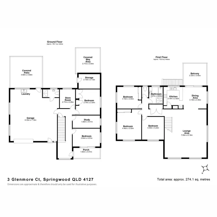 Floorplan of Homely house listing, 3 Glenmore Court, Springwood QLD 4127