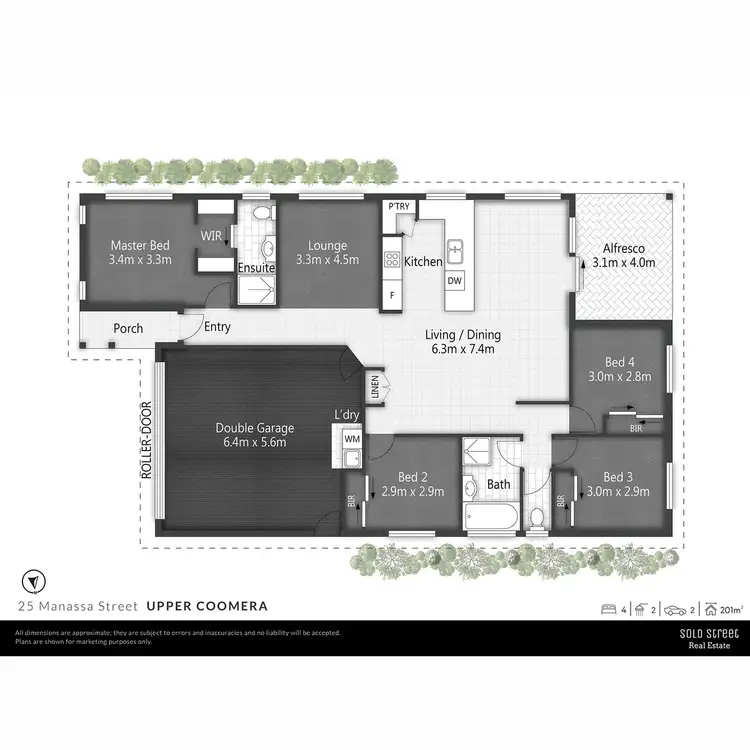Floorplan of Homely house listing, 25 Manassa Street, Upper Coomera QLD 4209