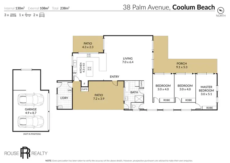 Floorplan of Homely house listing, 38 Palm Avenue, Coolum Beach QLD 4573