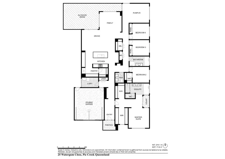 Floorplan of Homely house listing, 25 Rivergum Close, Pie Creek QLD 4570