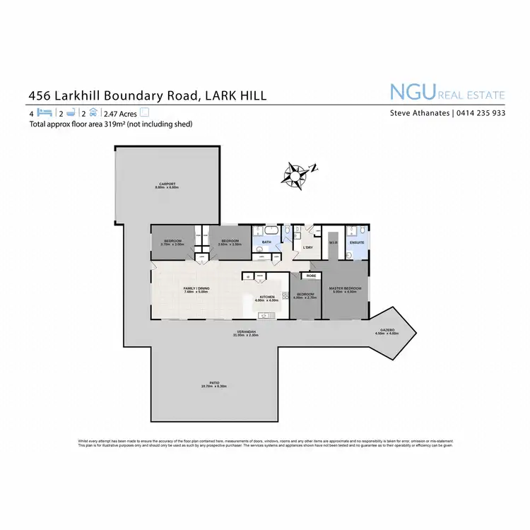 Floorplan of Homely house listing, 456 Larkhill Boundary Road, Lark Hill QLD 4306