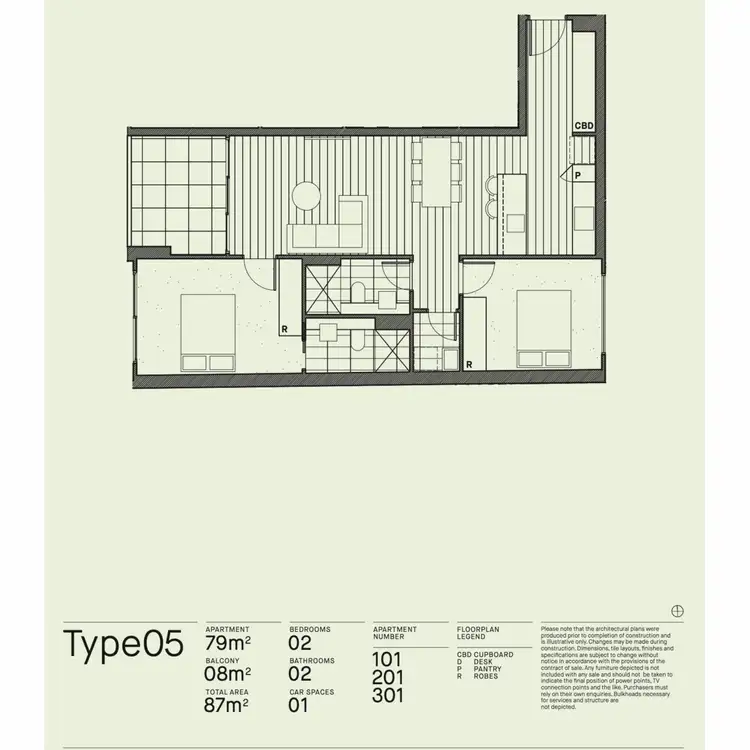 Floorplan of Homely apartment listing, 301/60-66 Islington Street, Collingwood VIC 3066