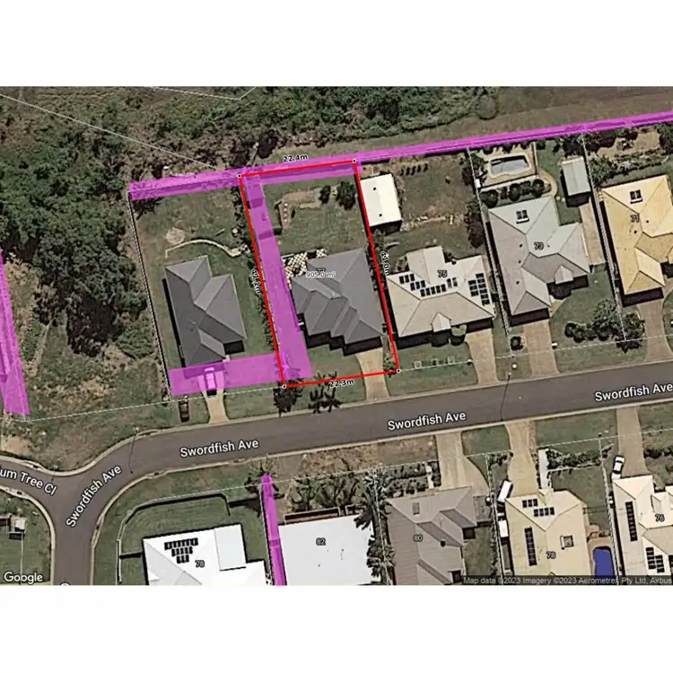 Floorplan of Homely house listing, 77 Swordfish Avenue, Taranganba QLD 4703
