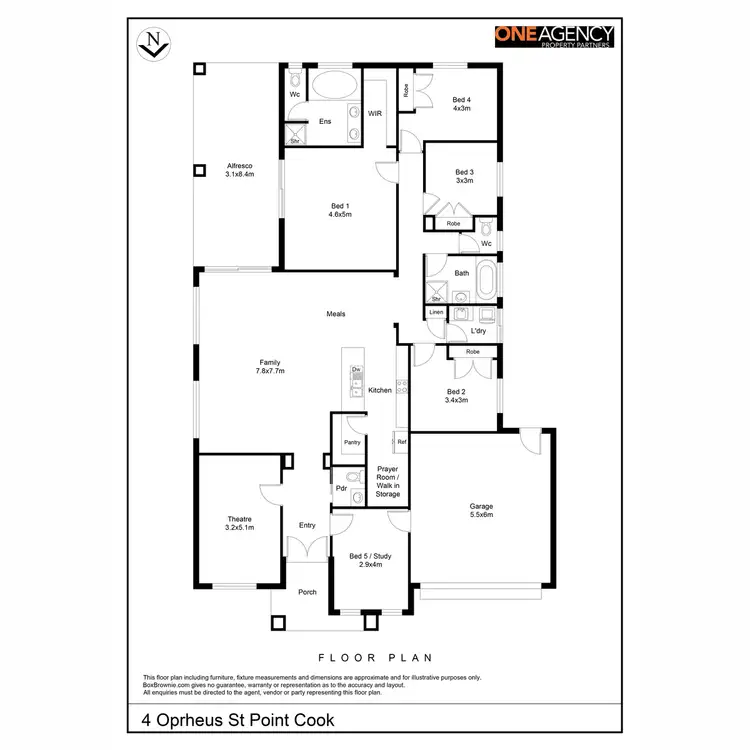 Floorplan of Homely house listing, 4 Orpheus Street, Point Cook VIC 3030