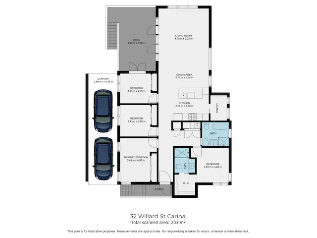 Floorplan of Homely house listing, 32 Willard Street, Carina Heights QLD 4152