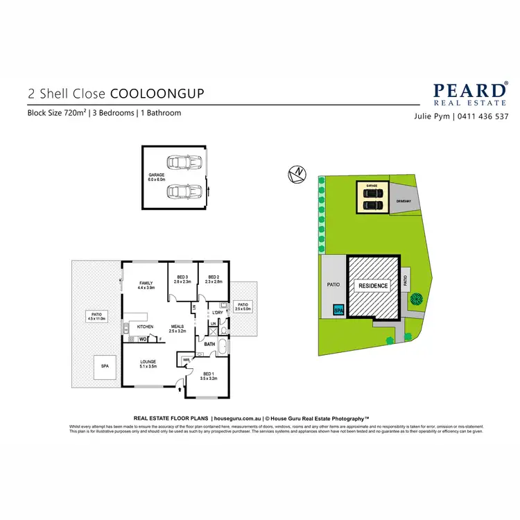 Floorplan of Homely house listing, 2 Shell Close, Cooloongup WA 6168