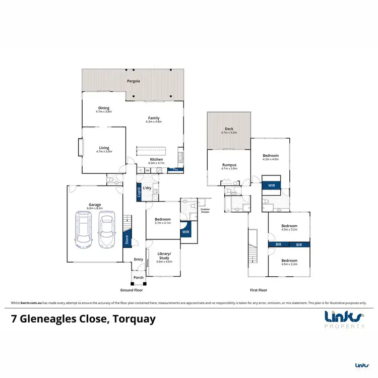 Floorplan of Homely house listing, 7 Gleneagles Close, Torquay VIC 3228