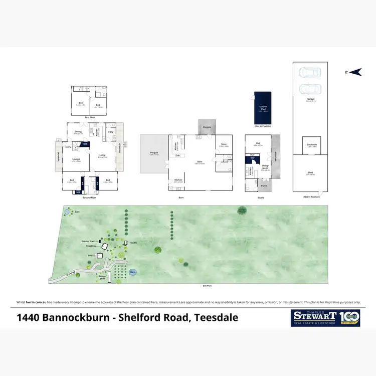 Floorplan of Homely rural property listing, 1440 Bannockburn - Shelford Road, Teesdale VIC 3328