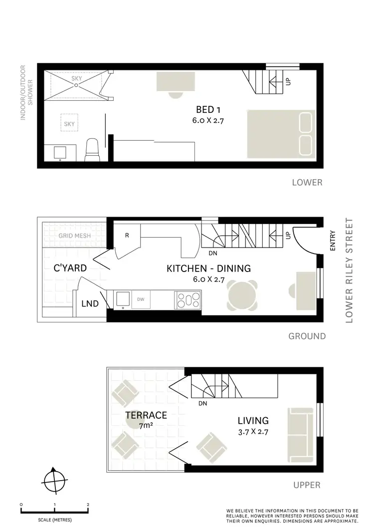 Floorplan of Homely terrace listing, 21 Little Riley Street, Surry Hills NSW 2010