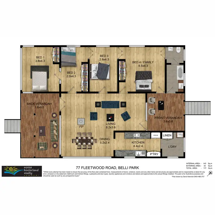 Floorplan of Homely house listing, 77 - 83 Fleetwood Road, Belli Park QLD 4562
