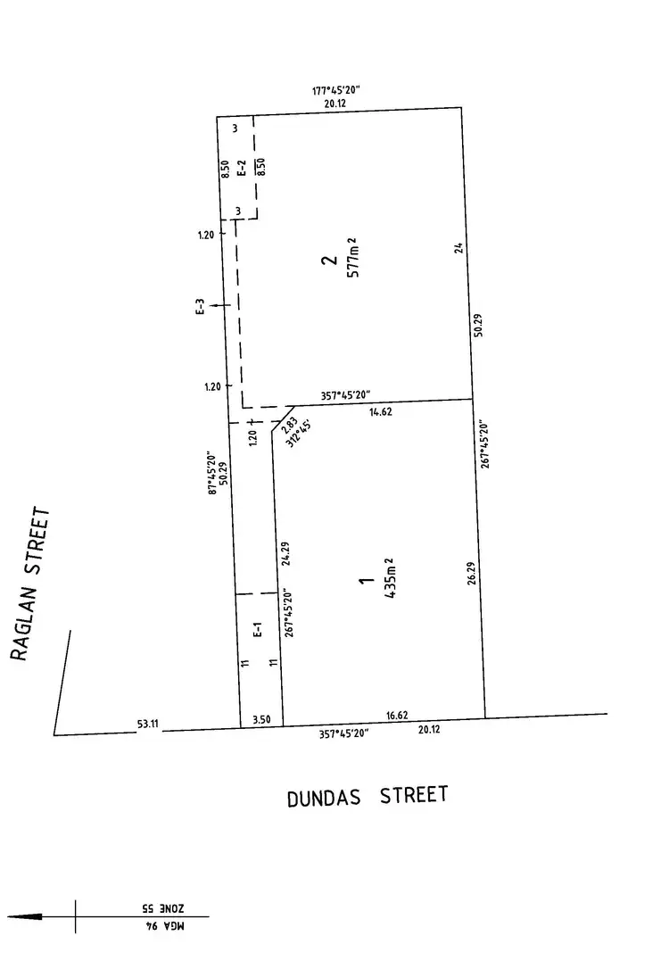 Floorplan of Homely land listing, 116 Dundas Street, Sale VIC 3850