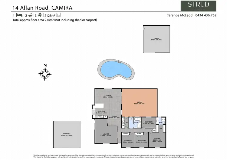 Floorplan of Homely house listing, 14 Allan Road, Camira QLD 4300
