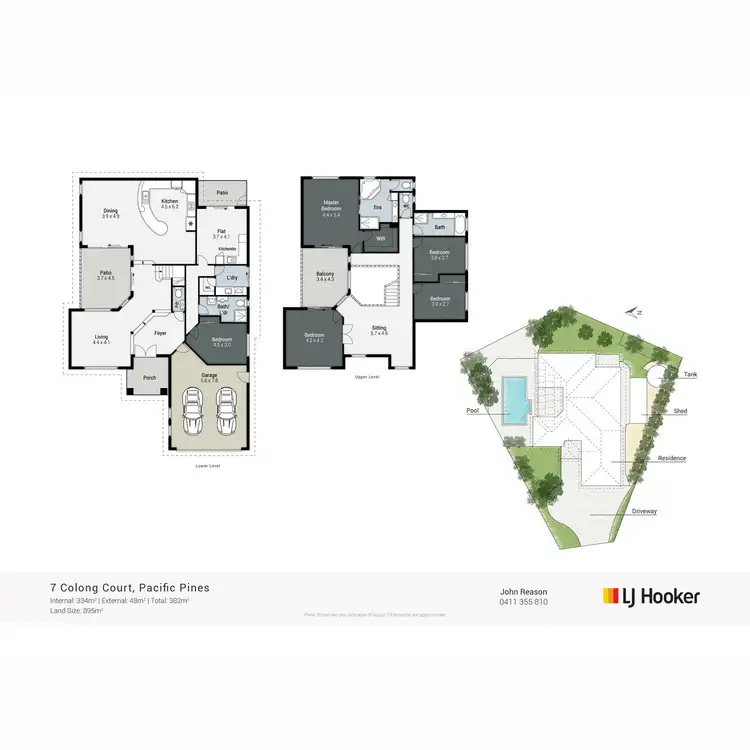 Floorplan of Homely house listing, 7 Colong Court, Pacific Pines QLD 4211