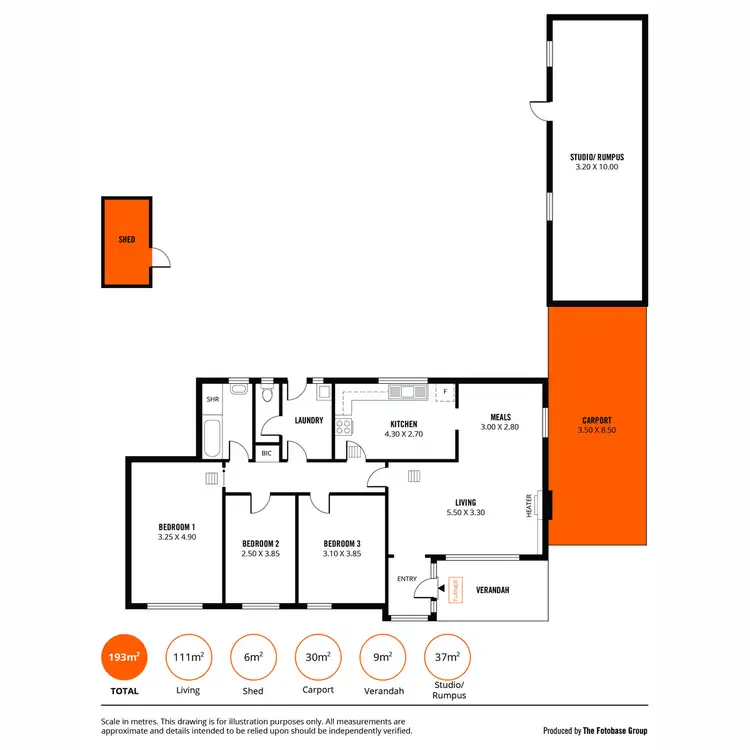 Floorplan of Homely house listing, 8 Raggatt Crescent, Mitchell Park SA 5043