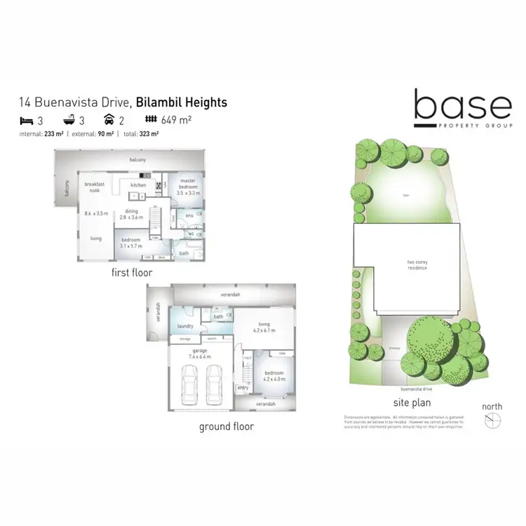 Floorplan of Homely house listing, 14 Buenavista Drive, Bilambil Heights NSW 2486