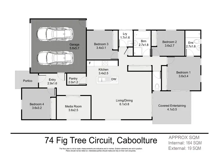 Floorplan of Homely house listing, 74 Fig Tree Circuit, Caboolture QLD 4510