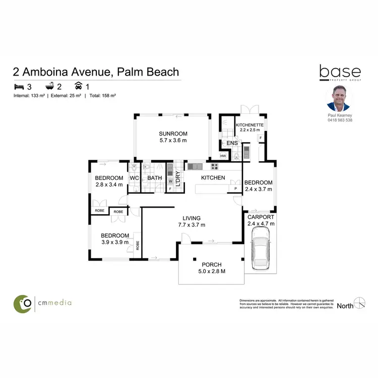 Floorplan of Homely house listing, 2 Amboina Avenue, Palm Beach QLD 4221