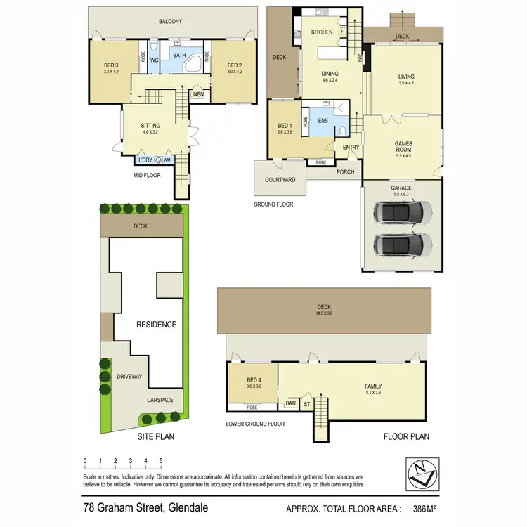 Floorplan of Homely house listing, 78 Graham Street, Glendale NSW 2285