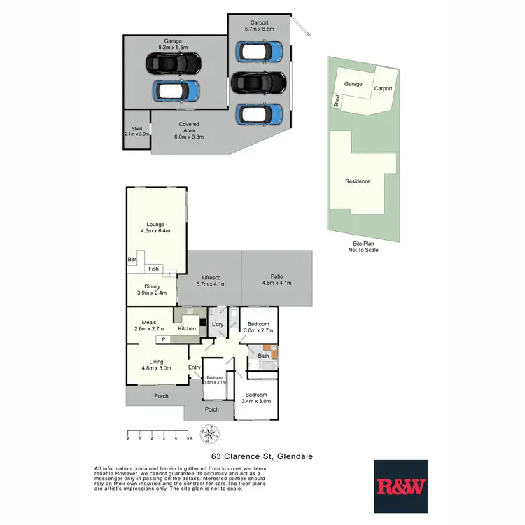 Floorplan of Homely house listing, 63 Clarence Street, Glendale NSW 2285