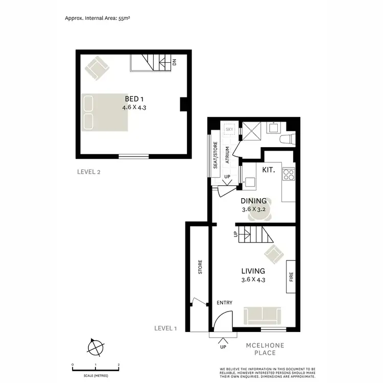 Floorplan of Homely terrace listing, 17 McElhone Place, Surry Hills NSW 2010
