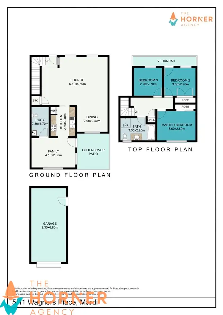 Floorplan of Homely townhouse listing, 5/11 Wagners Place, Mardi NSW 2259