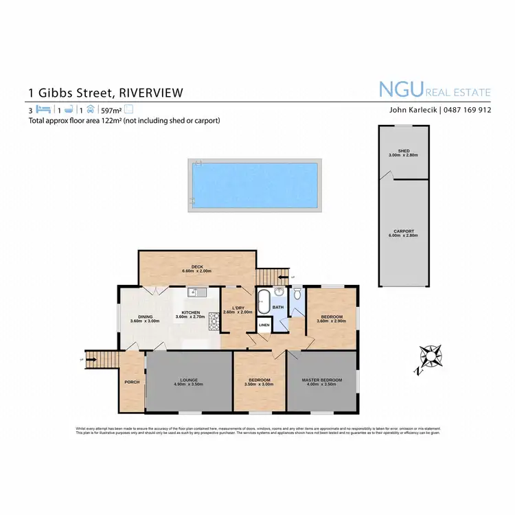 Floorplan of Homely house listing, 1 Gibbs Street, Riverview QLD 4303