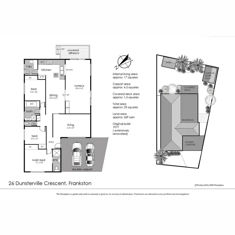 Floorplan of Homely house listing, 26 Dunsterville Crescent, Frankston VIC 3199