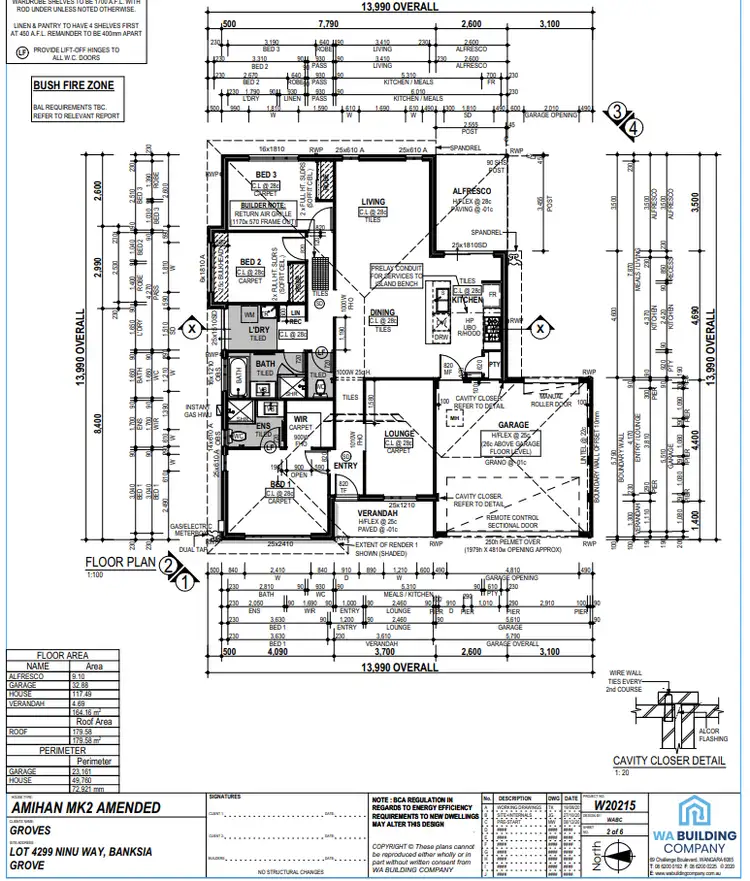 Floorplan of Homely house listing, 8 Ninu Way, Banksia Grove WA 6031
