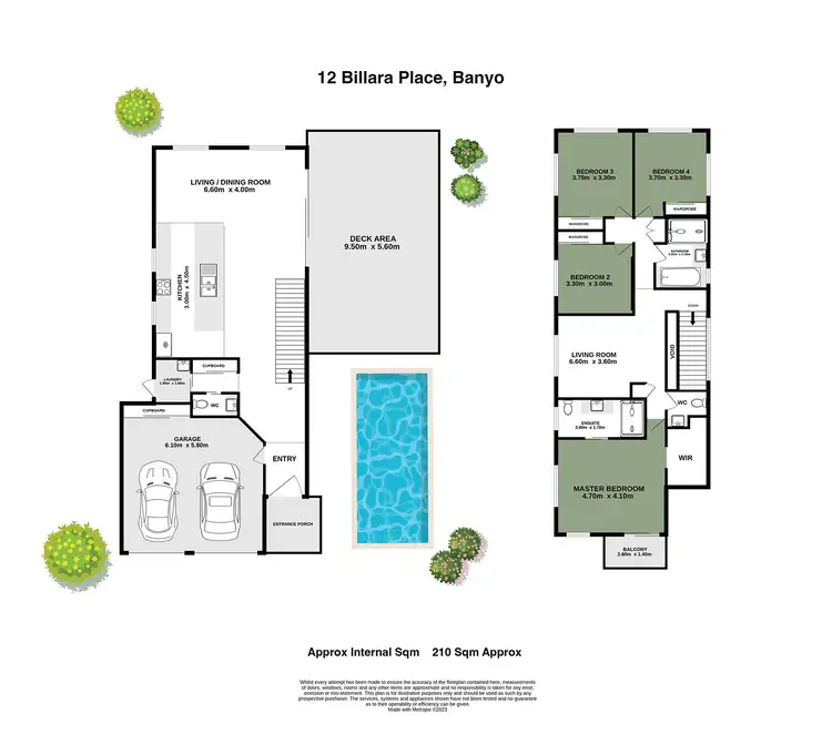 Floorplan of Homely house listing, 12 Billara Place, Banyo QLD 4014